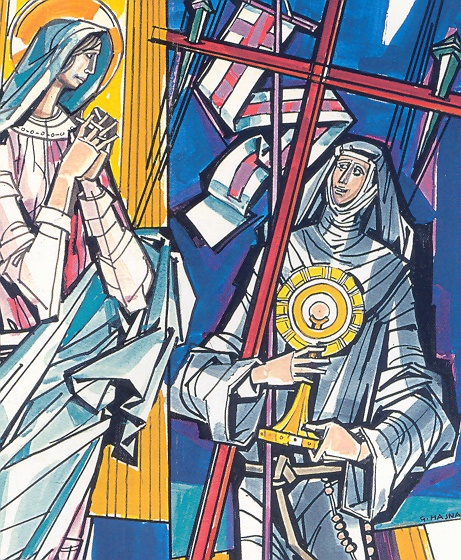 Immagine di Catarina Maura di san Tommaso da Villanova opera di Hajnal